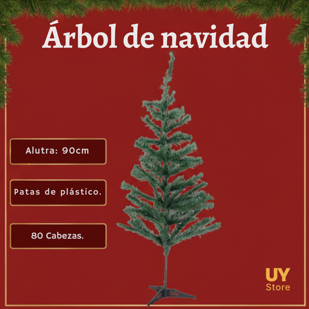 Árbol de Navidad Clásico 90cm