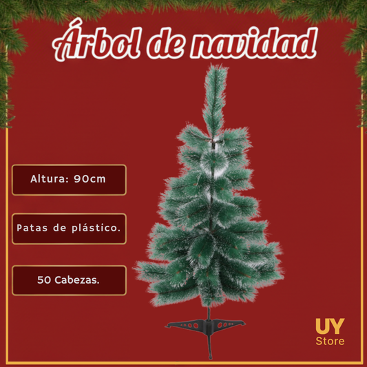 Árbol con puntas nevadas 90cm.