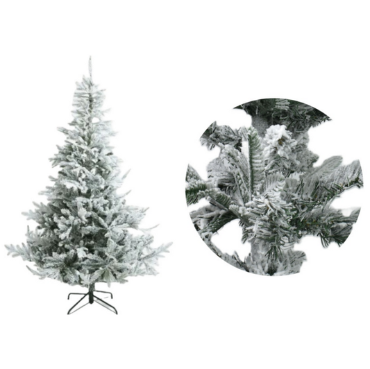 Árbol de Navidad nevado 150cm