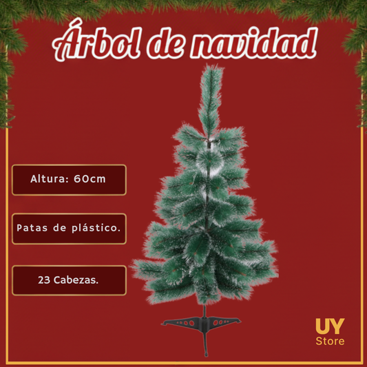 Árbol con puntas nevadas 60cm