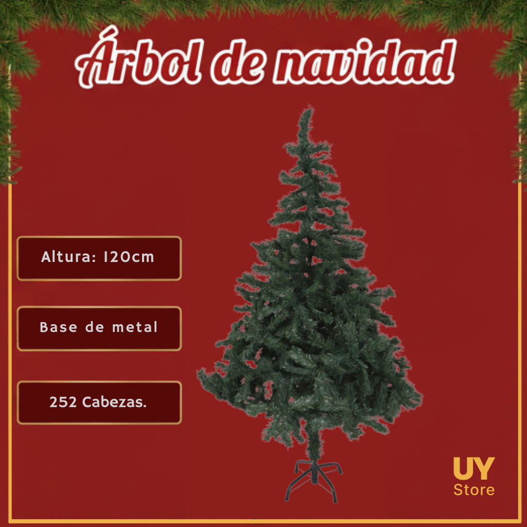Árbol de Navidad 120cm