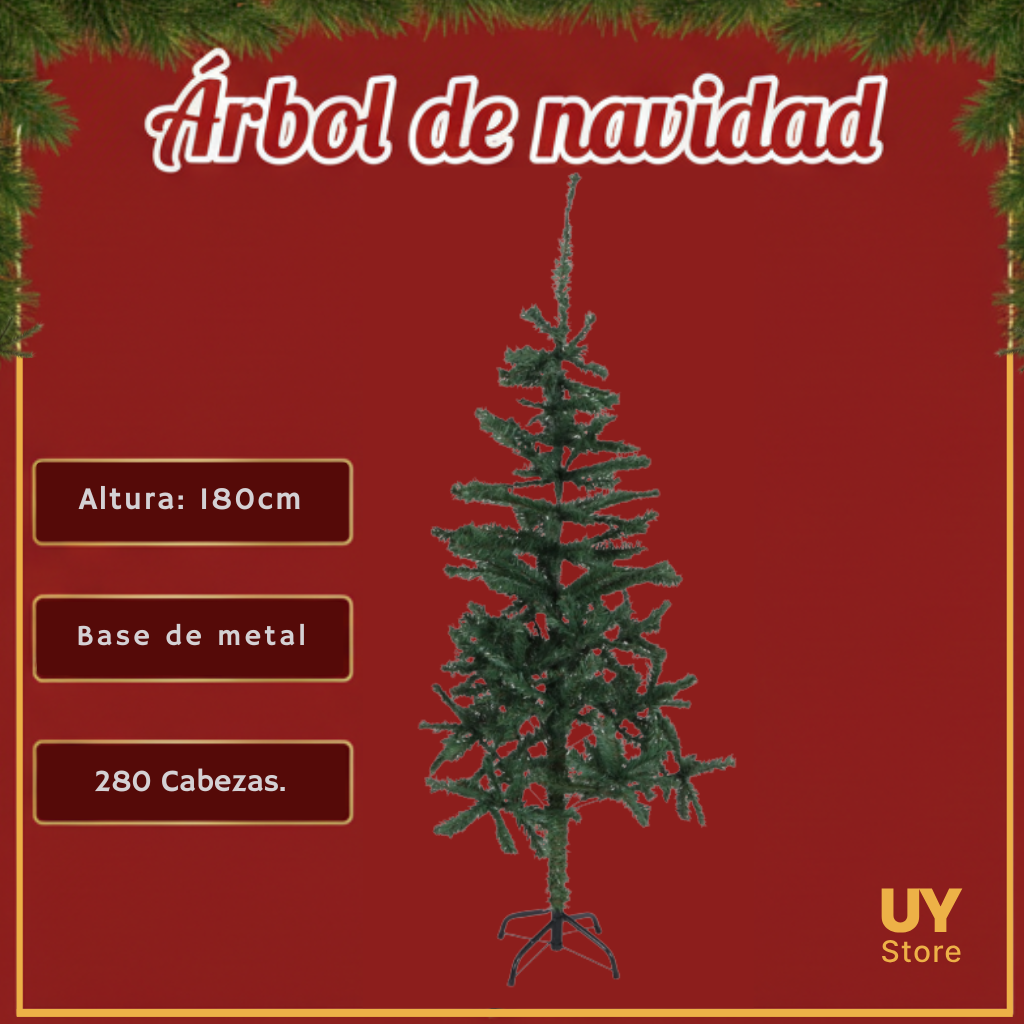 Árbol de Navidad 180cm