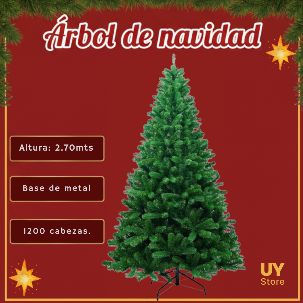 Árbol de Navidad 2.70mts