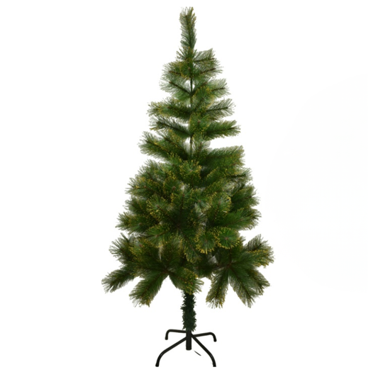 Árbol de Navidad con puntas doradas 180cm