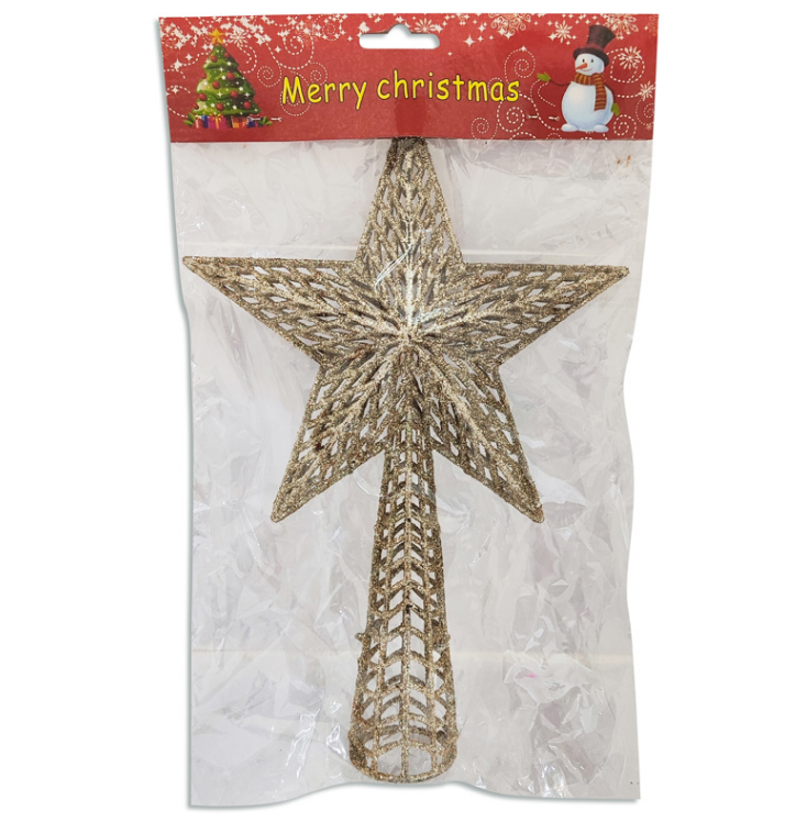 Puntero Estrella Calada para Árbol de Navidad