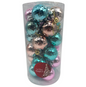 Set de 24 Esferas Navideñas Combinadas – 4cm