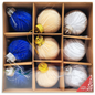 Set de 9 Esferas Navideñas de 8cm